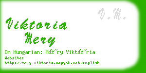 viktoria mery business card